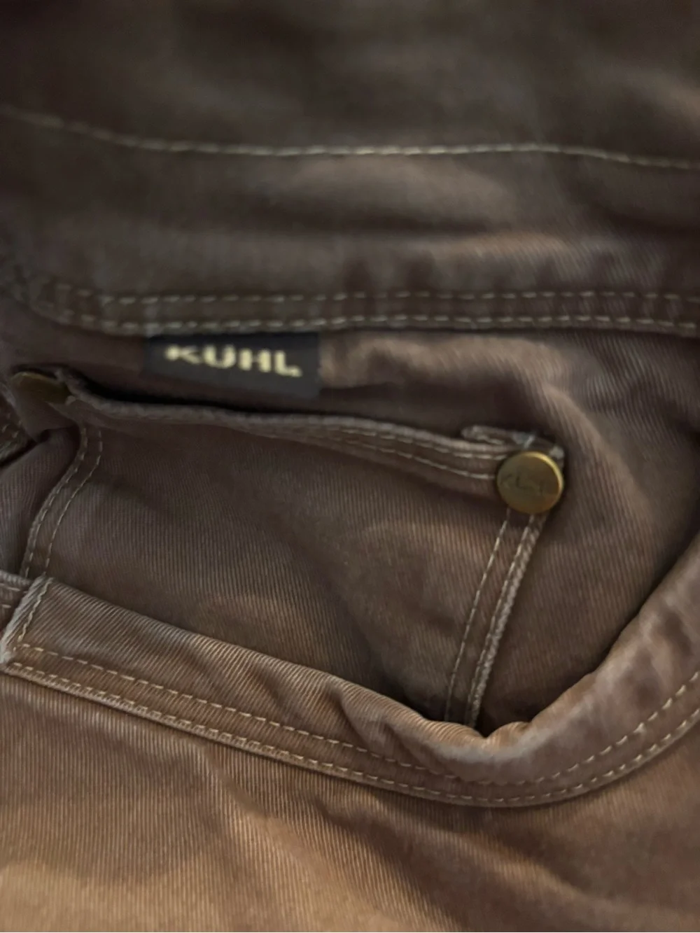 Kuhl Men's Rydr  Pants in Light Brown 30x32